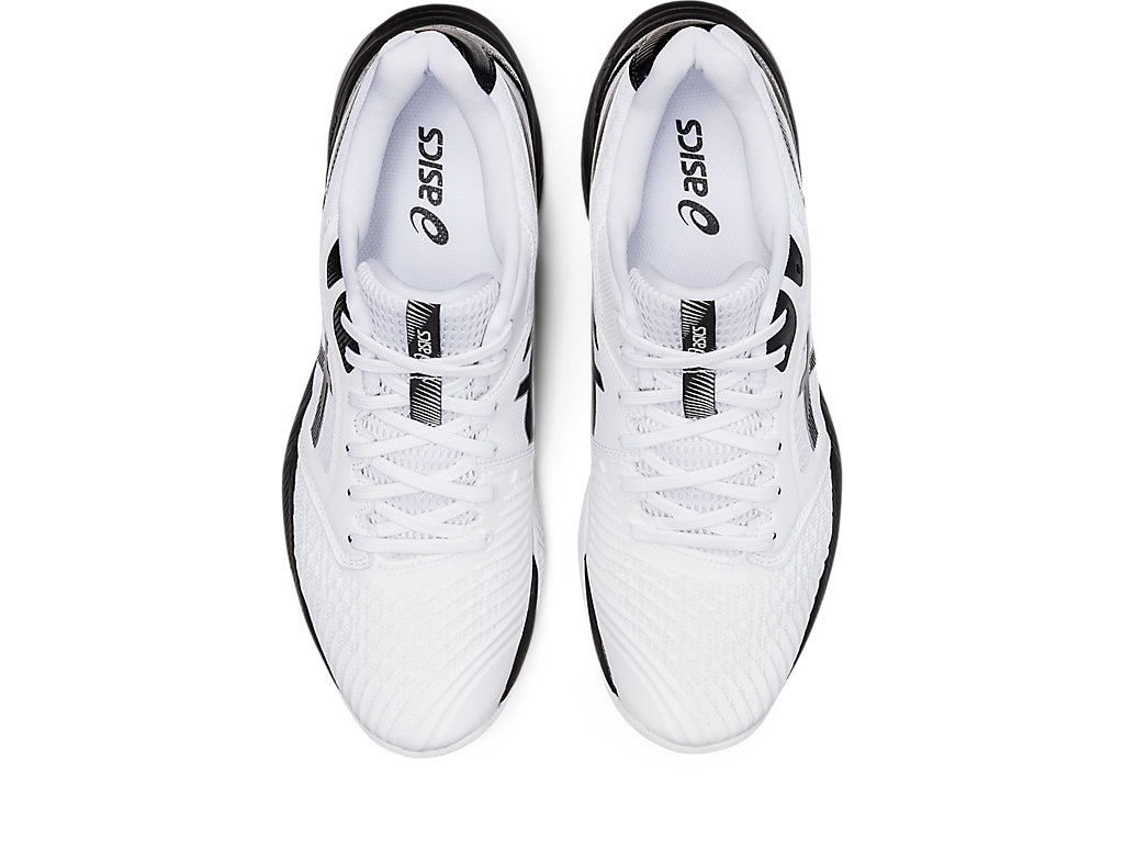 Sapatilhas Voleibol Asics Netburner Ballistic Ff 3 Masculino Branco Pretas | 7053-XACFZ