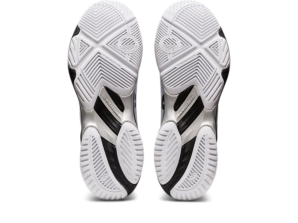 Sapatilhas Voleibol Asics Netburner Ballistic Ff Mt 3 Masculino Branco Pretas | 9387-BZHET