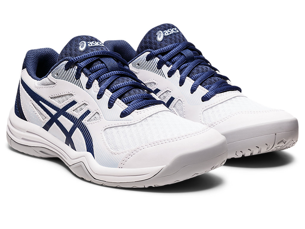 Sapatilhas Voleibol Asics Upcourt 5 Feminino Branco Azul Claro | 8643-NXZMI