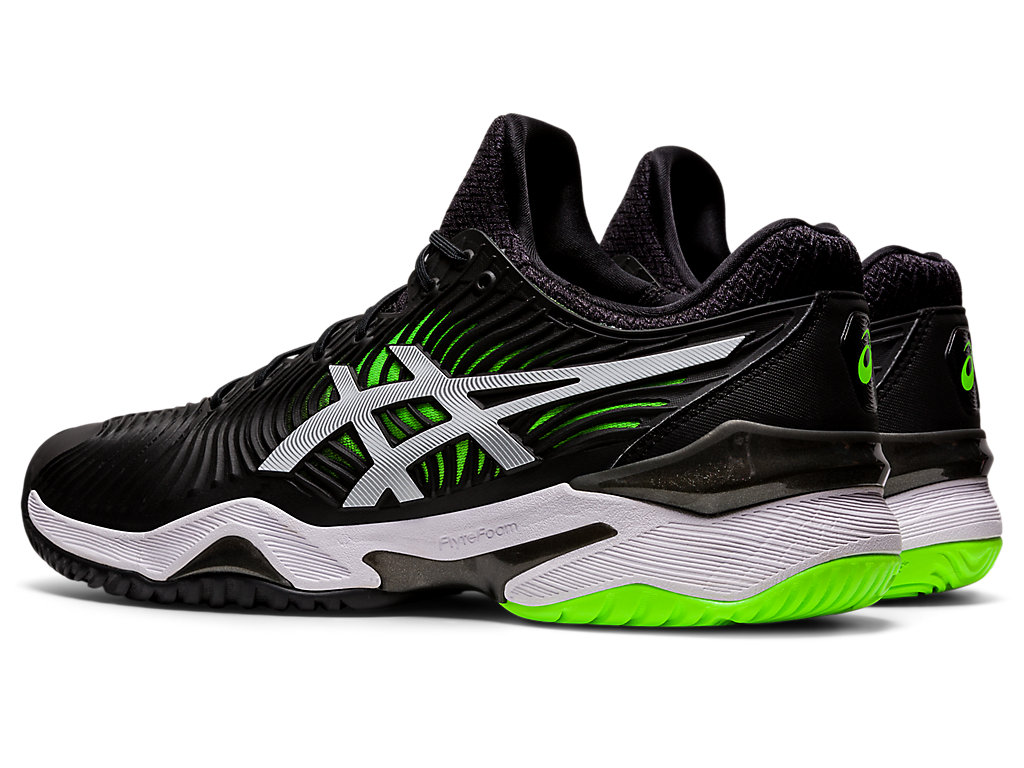 Sapatilhas de Tenis Asics Court Ff 2 Masculino Pretas Verdes | 5487-OLQGW