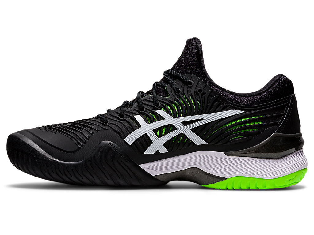 Sapatilhas de Tenis Asics Court Ff 2 Masculino Pretas Verdes | 5487-OLQGW