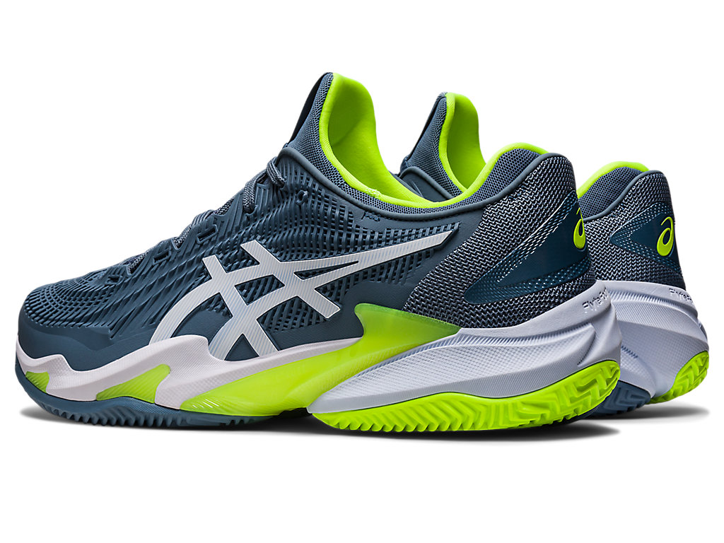 Sapatilhas de Tenis Asics Court Ff 3 Clay Masculino Cinzentas Azuis Branco | 3642-MZRXO