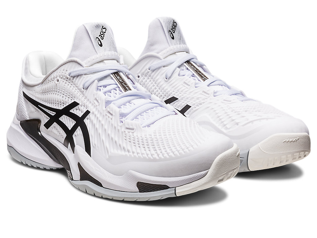 Sapatilhas de Tenis Asics Court Ff 3 Masculino Branco Pretas | 0974-UPMBZ