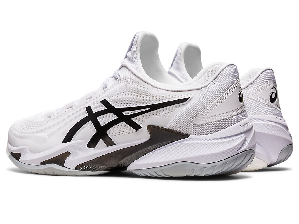 Sapatilhas de Tenis Asics Court Ff 3 Masculino Branco Pretas | 0974-UPMBZ