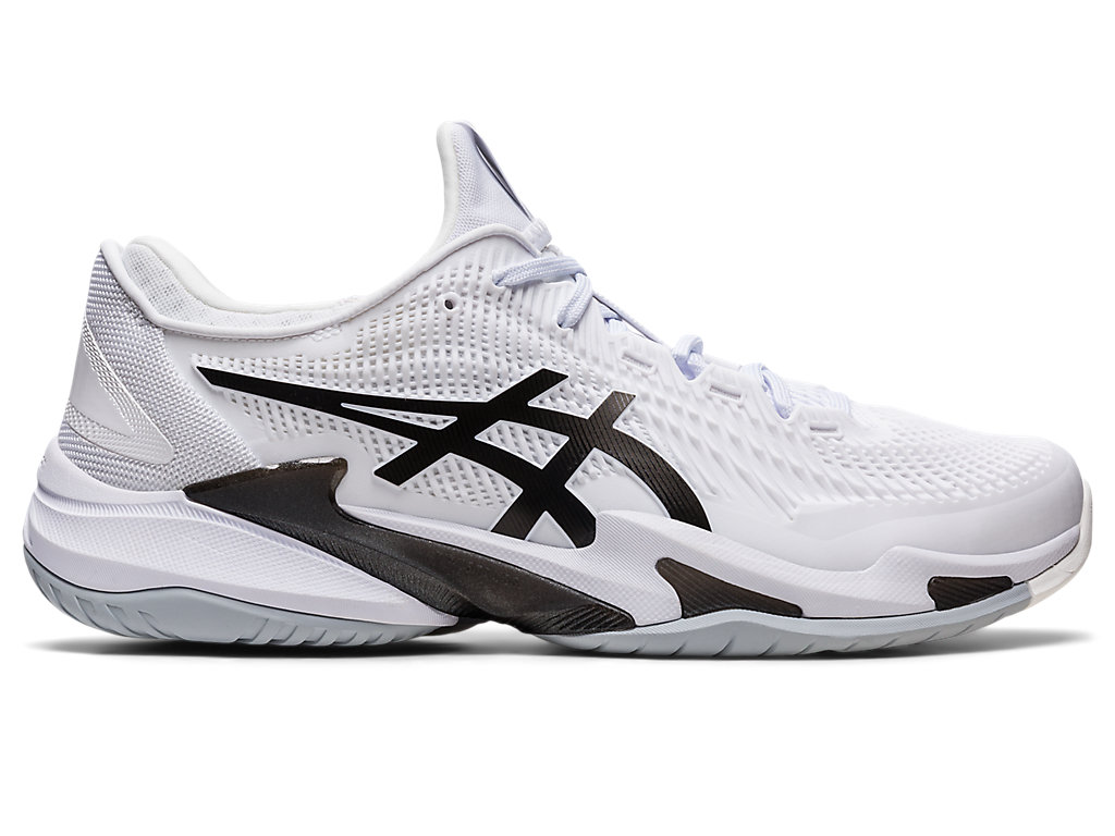 Sapatilhas de Tenis Asics Court Ff 3 Masculino Branco Pretas | 0974-UPMBZ