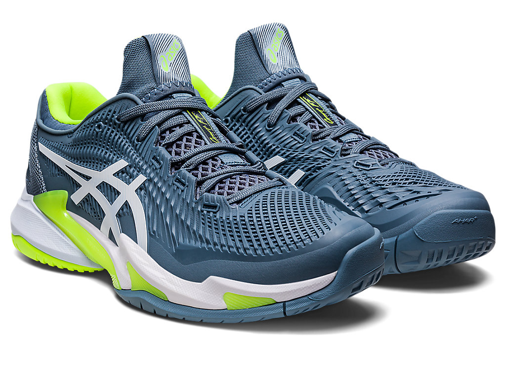 Sapatilhas de Tenis Asics Court Ff 3 Masculino Cinzentas Azuis Branco | 6135-ZIRJO