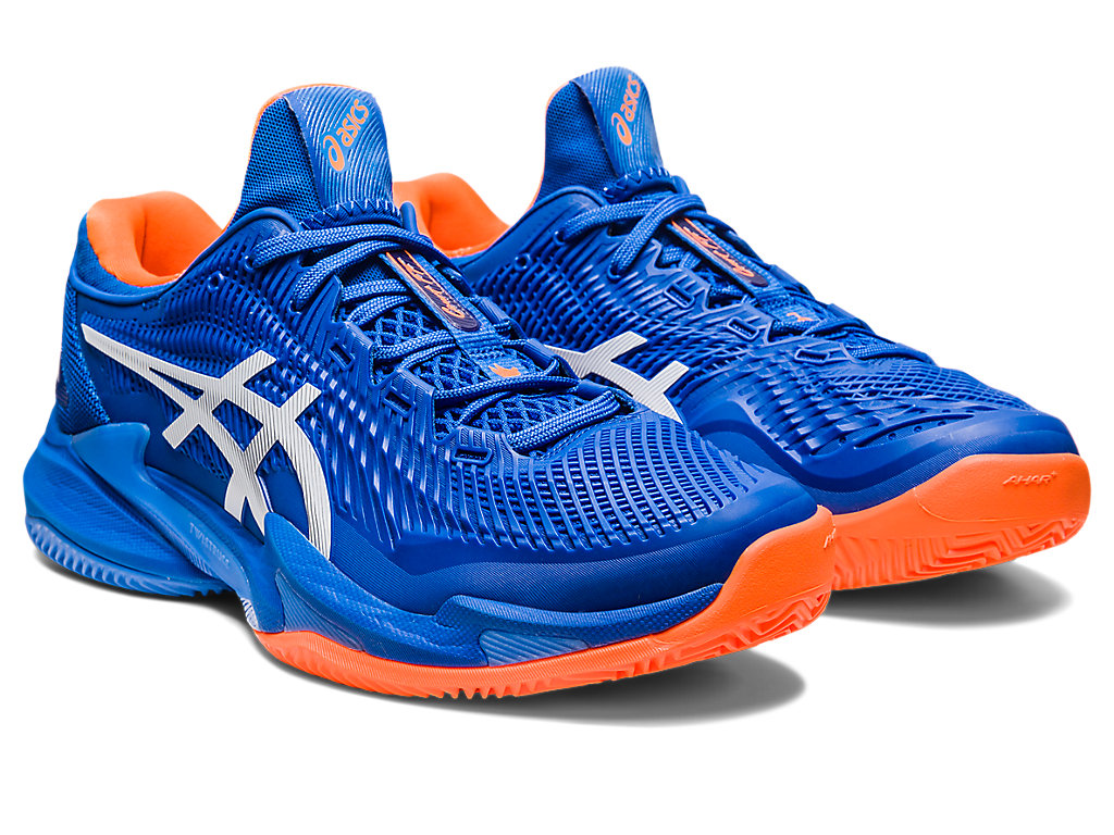 Sapatilhas de Tenis Asics Court Ff 3 Novak Clay Masculino Azuis Branco | 5941-OUWGV