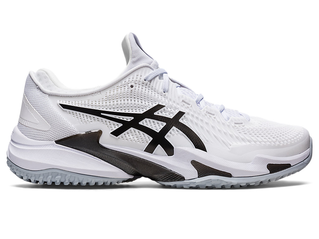 Sapatilhas de Tenis Asics Court Ff 3 Oc Masculino Branco Pretas | 3756-OUNZL