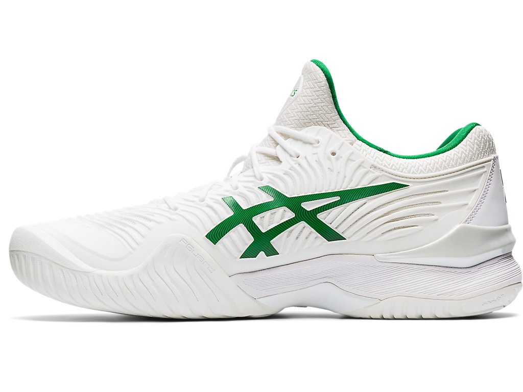 Sapatilhas de Tenis Asics Court Ff Novak Masculino Branco Verdes | 6592-MLSHA