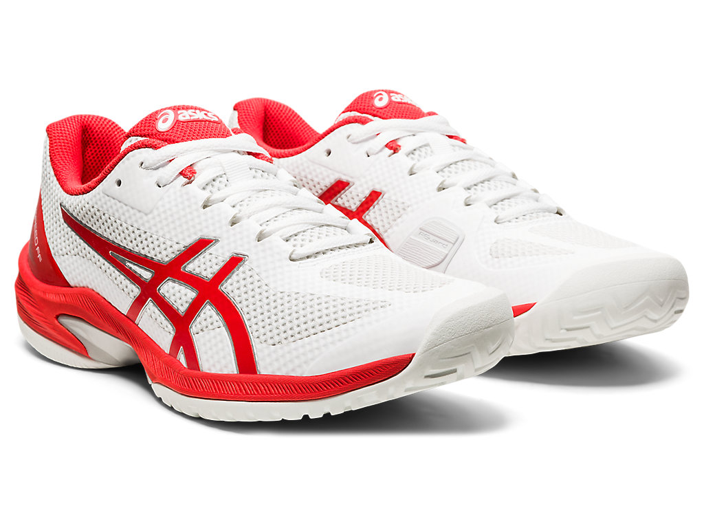 Sapatilhas de Tenis Asics Court Speed Ff Feminino Branco Vermelhas | 0549-UOSYT