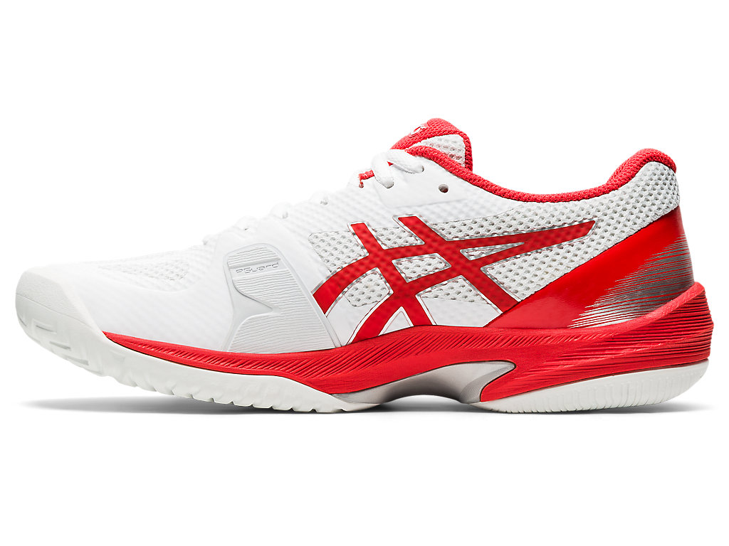 Sapatilhas de Tenis Asics Court Speed Ff Feminino Branco Vermelhas | 0549-UOSYT