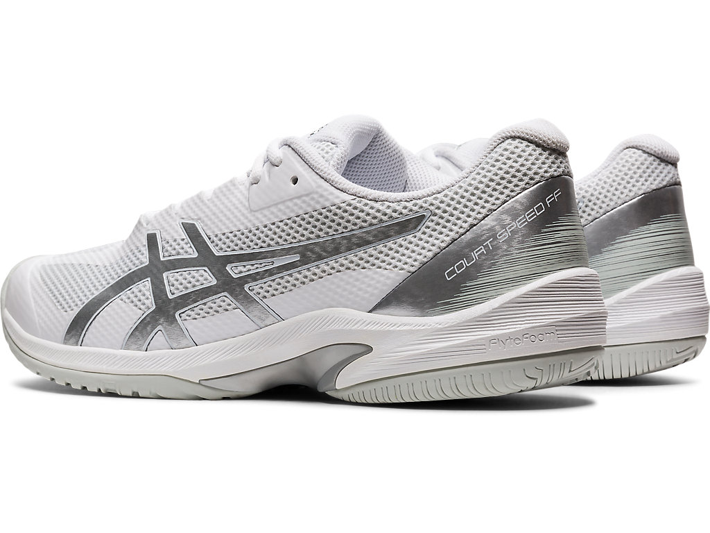 Sapatilhas de Tenis Asics Court Speed Ff Masculino Branco Prateadas | 6093-TJBMK