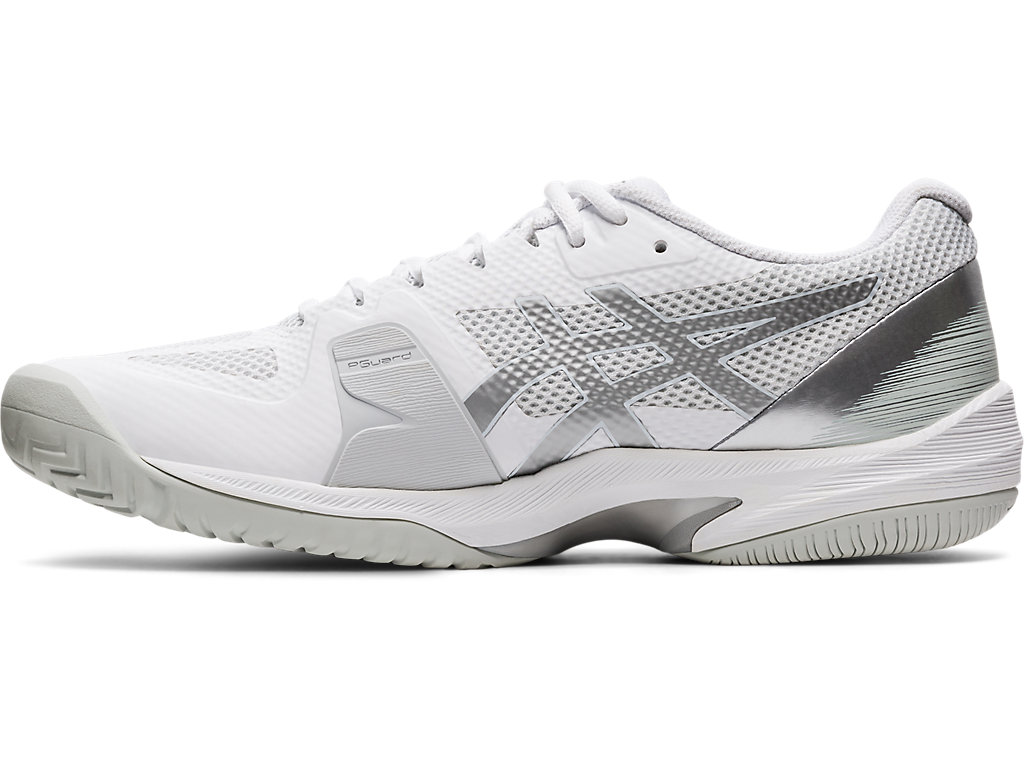 Sapatilhas de Tenis Asics Court Speed Ff Masculino Branco Prateadas | 6093-TJBMK