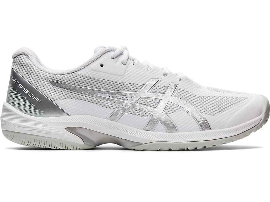 Sapatilhas de Tenis Asics Court Speed Ff Masculino Branco Prateadas | 6093-TJBMK