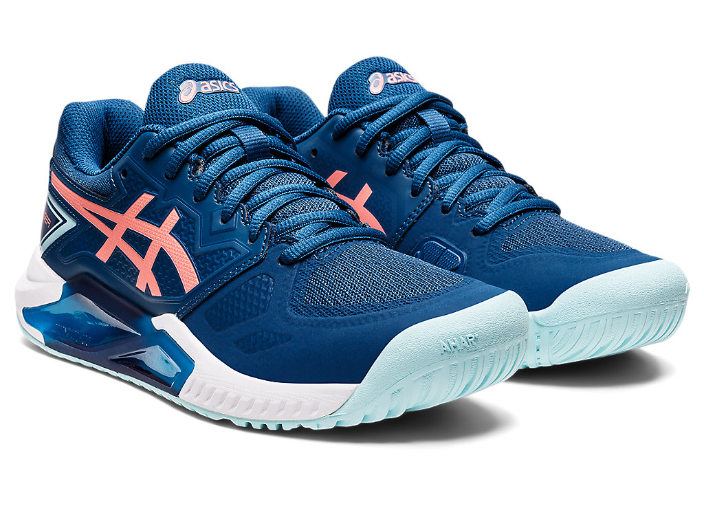 Sapatilhas de Tenis Asics Gel-Challenger 13 Feminino Luz Azul Anil | 1308-ZDBOW