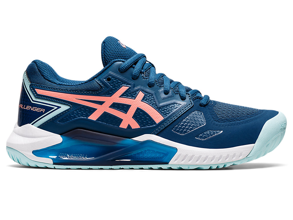 Sapatilhas de Tenis Asics Gel-Challenger 13 Feminino Luz Azul Anil | 1308-ZDBOW