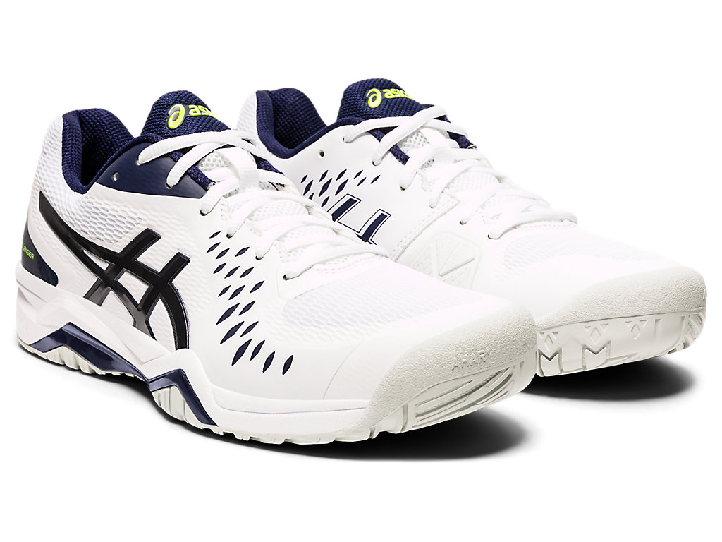 Sapatilhas de Tenis Asics Gel-Challenger 12 Masculino Branco Azul Marinho | 1746-TSWAU