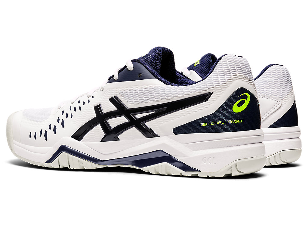 Sapatilhas de Tenis Asics Gel-Challenger 12 Masculino Branco Azul Marinho | 1746-TSWAU