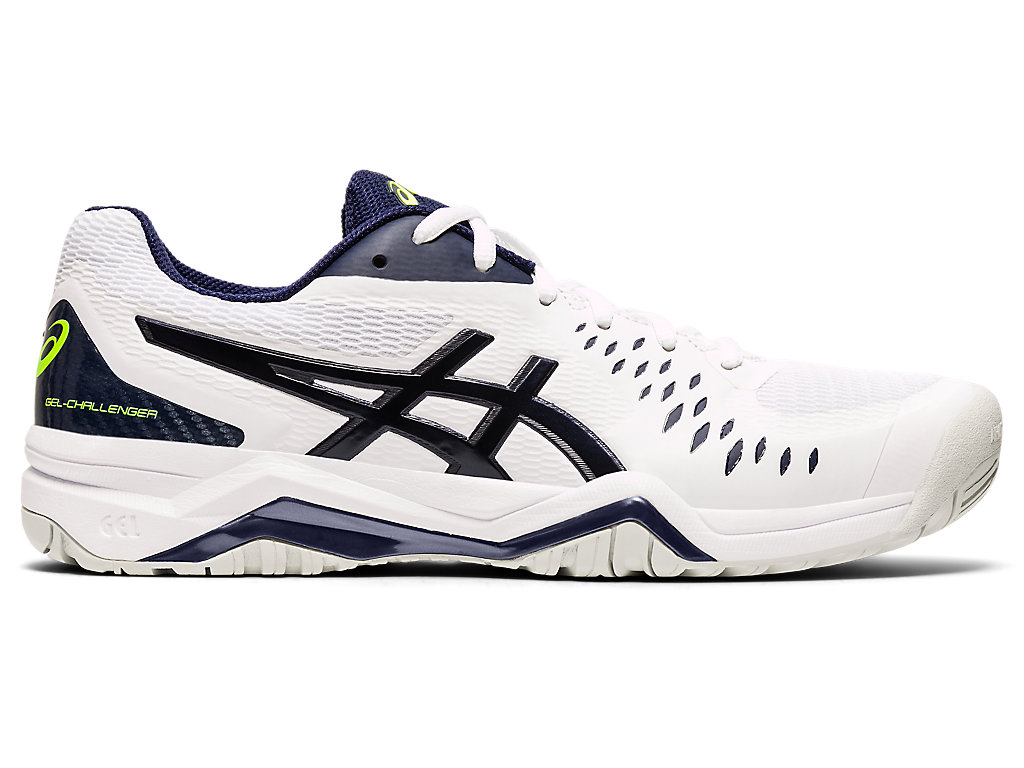 Sapatilhas de Tenis Asics Gel-Challenger 12 Masculino Branco Azul Marinho | 1746-TSWAU