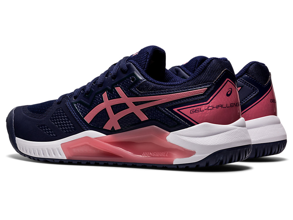 Sapatilhas de Tenis Asics Gel-Challenger 13 Feminino Azul Marinho Rosa | 3189-LIVSO