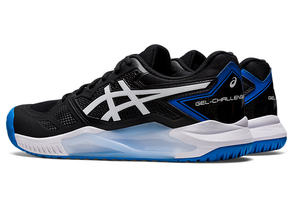 Sapatilhas de Tenis Asics Gel-Challenger 13 Masculino Pretas Azuis | 4502-VJNDX