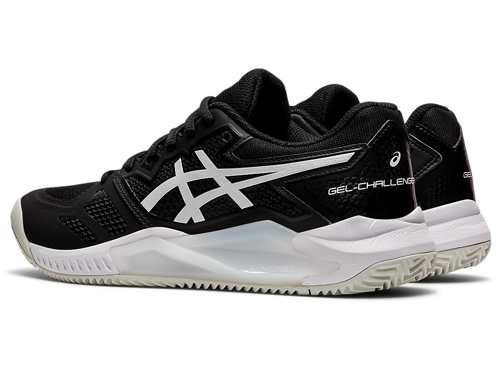 Sapatilhas de Tenis Asics Gel-Challenger 13 Clay Feminino Pretas Branco | 5369-BMFDN