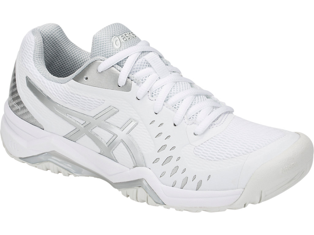 Sapatilhas de Tenis Asics Gel-Challenger 12 Feminino Branco Prateadas | 6549-FCHQZ