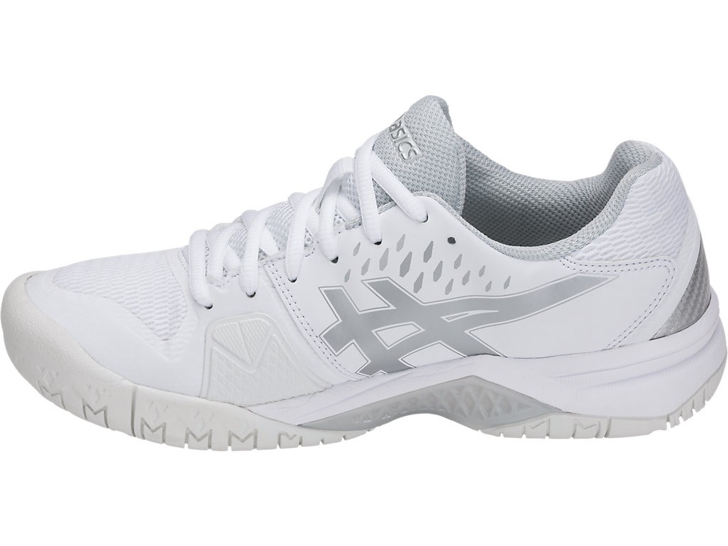 Sapatilhas de Tenis Asics Gel-Challenger 12 Feminino Branco Prateadas | 6549-FCHQZ