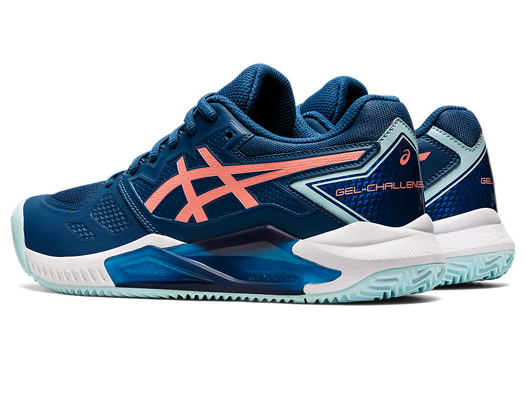 Sapatilhas de Tenis Asics Gel-Challenger 13 Clay Feminino Luz Azul Anil | 7930-PUKSY