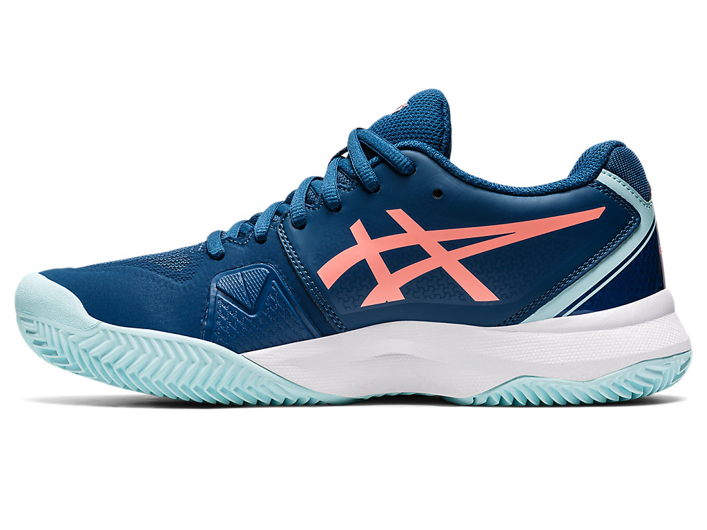 Sapatilhas de Tenis Asics Gel-Challenger 13 Clay Feminino Luz Azul Anil | 7930-PUKSY