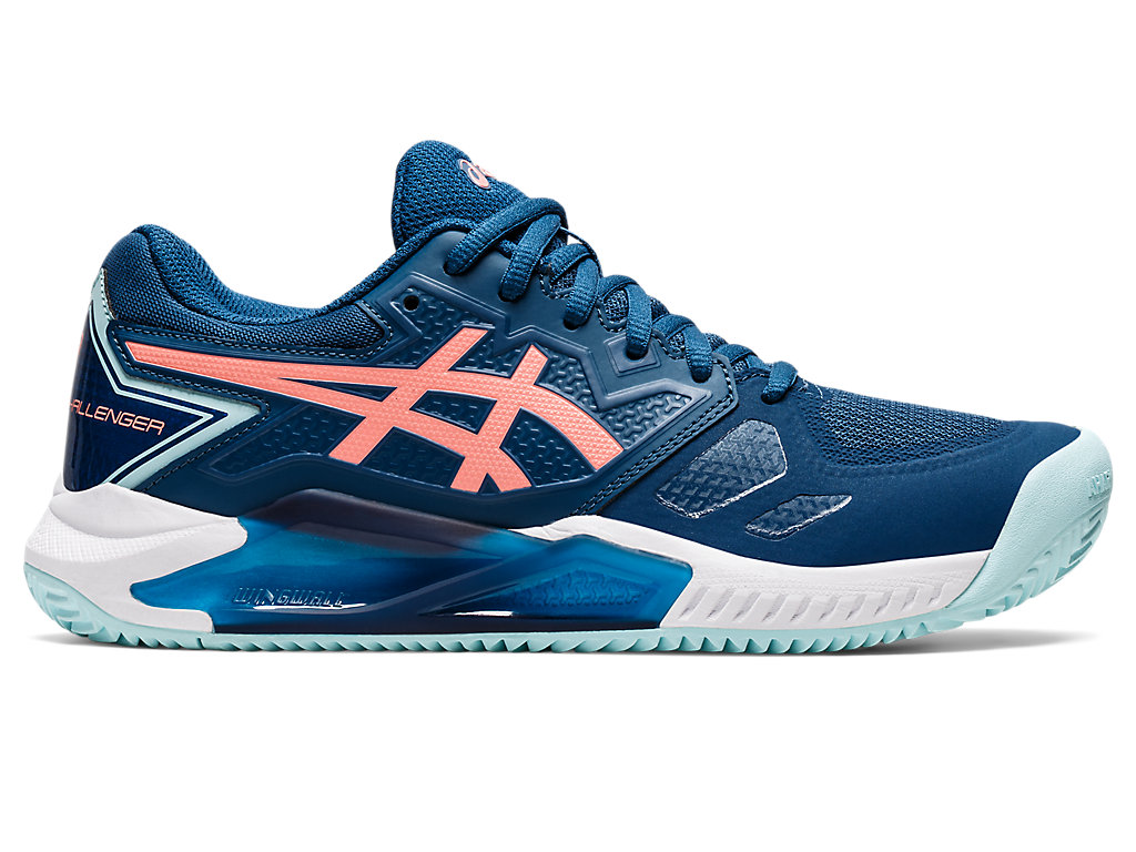 Sapatilhas de Tenis Asics Gel-Challenger 13 Clay Feminino Luz Azul Anil | 7930-PUKSY