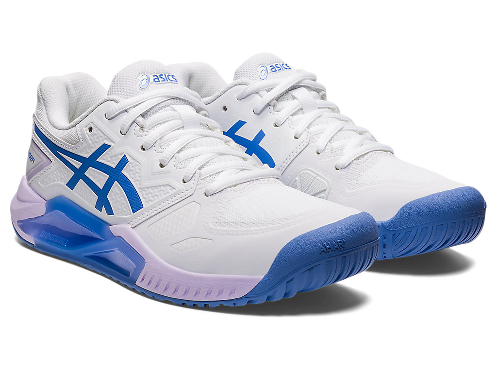 Sapatilhas de Tenis Asics Gel-Challenger 13 Feminino Branco Azuis | 7941-PKXVN