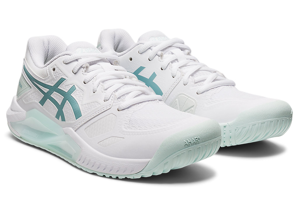 Sapatilhas de Tenis Asics Gel-Challenger 13 Feminino Branco Azuis | 9804-AFTKM