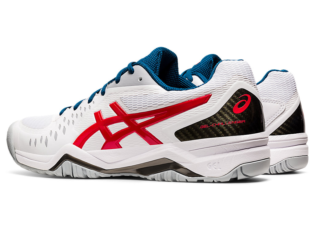 Sapatilhas de Tenis Asics Gel-Challenger 12 Masculino Branco Vermelhas | 9852-YGJWF