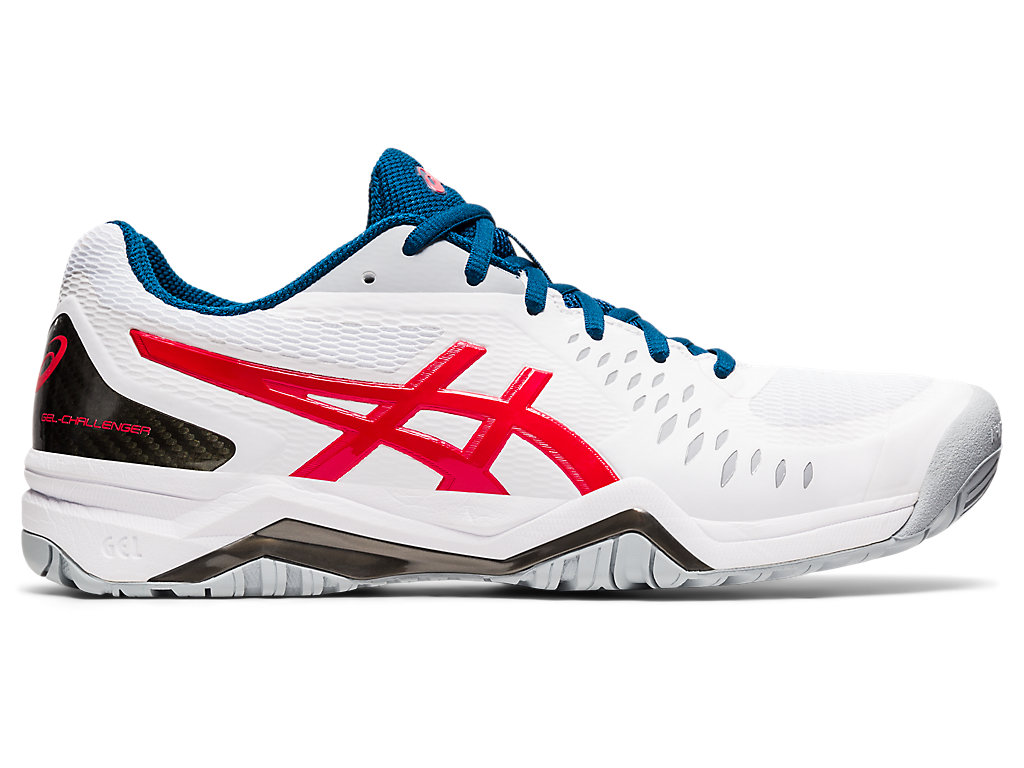 Sapatilhas de Tenis Asics Gel-Challenger 12 Masculino Branco Vermelhas | 9852-YGJWF