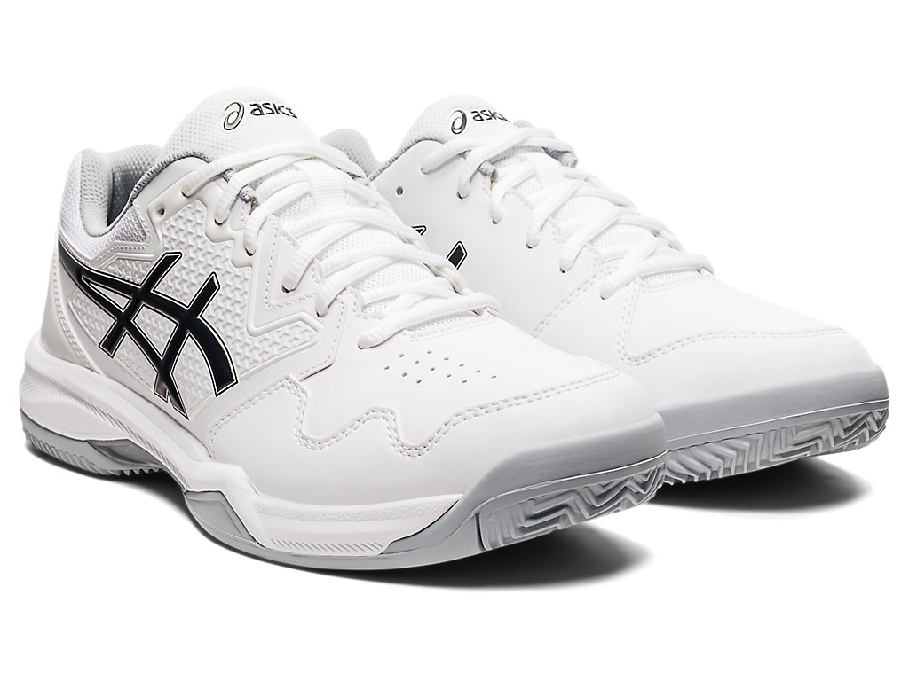 Sapatilhas de Tenis Asics Gel-Dedicate 7 Clay Masculino Branco Pretas | 0953-GZOMI