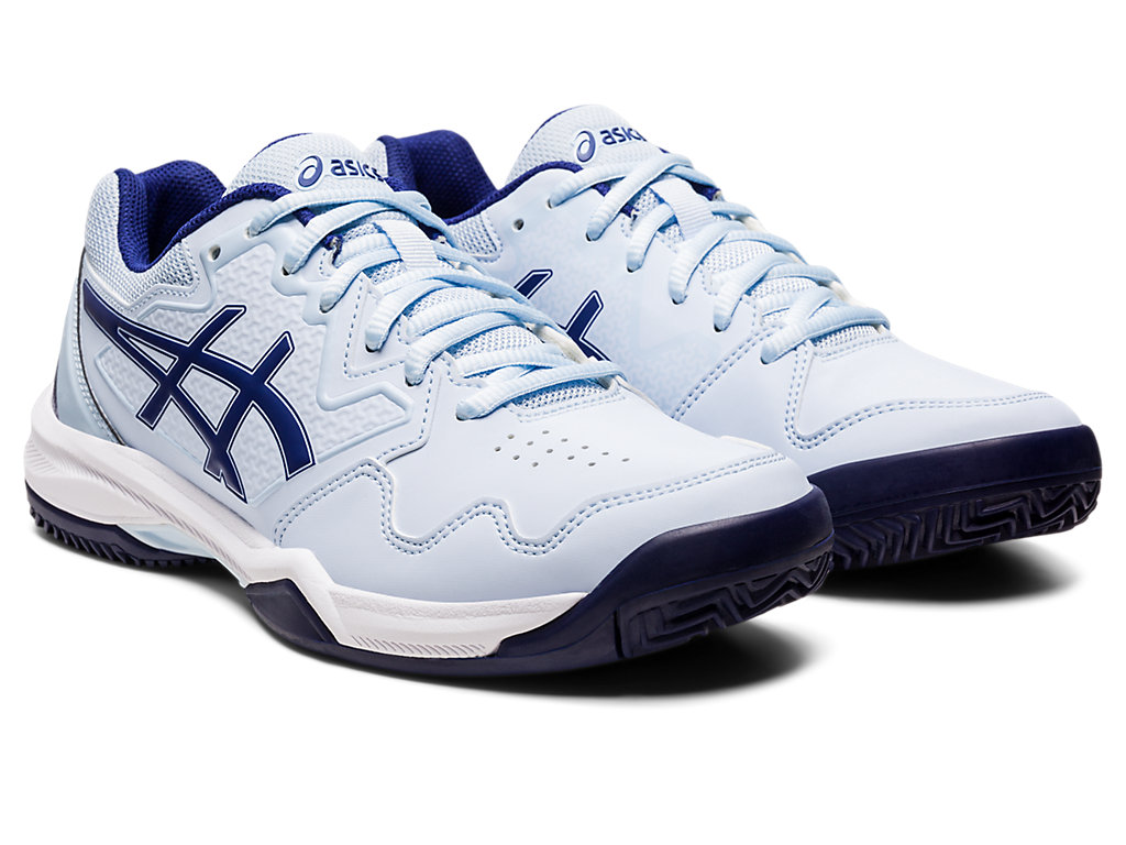 Sapatilhas de Tenis Asics Gel-Dedicate 7 Clay Feminino Azuis | 1602-ZQGVN