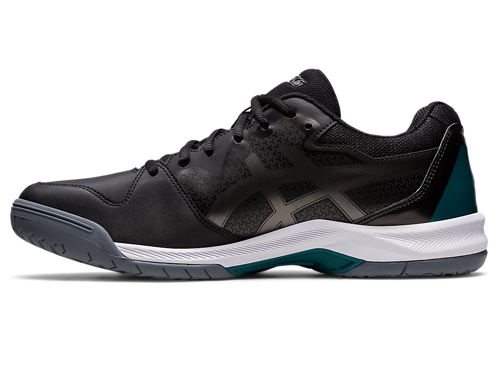 Sapatilhas de Tenis Asics Gel-Dedicate 7 Masculino Pretas Cinzentas | 2381-NMDZH