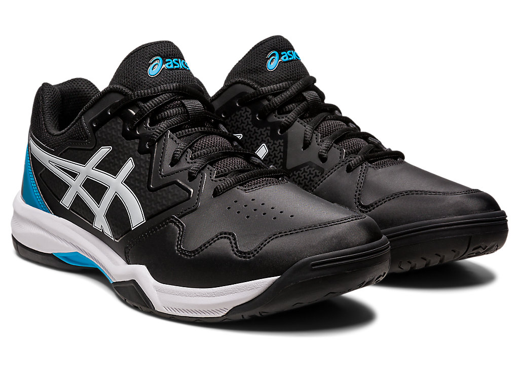 Sapatilhas de Tenis Asics Gel-Dedicate 7 Masculino Pretas Azuis | 2517-RPMHW