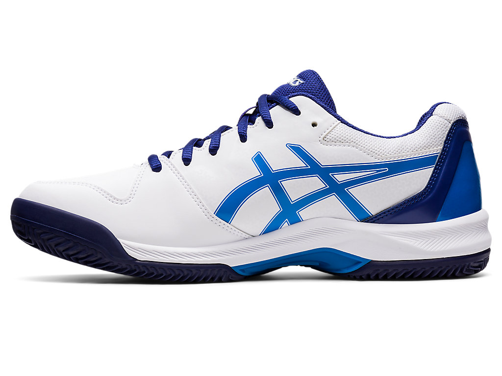 Sapatilhas de Tenis Asics Gel-Dedicate 7 Clay Masculino Branco Azuis | 4581-UEGQP