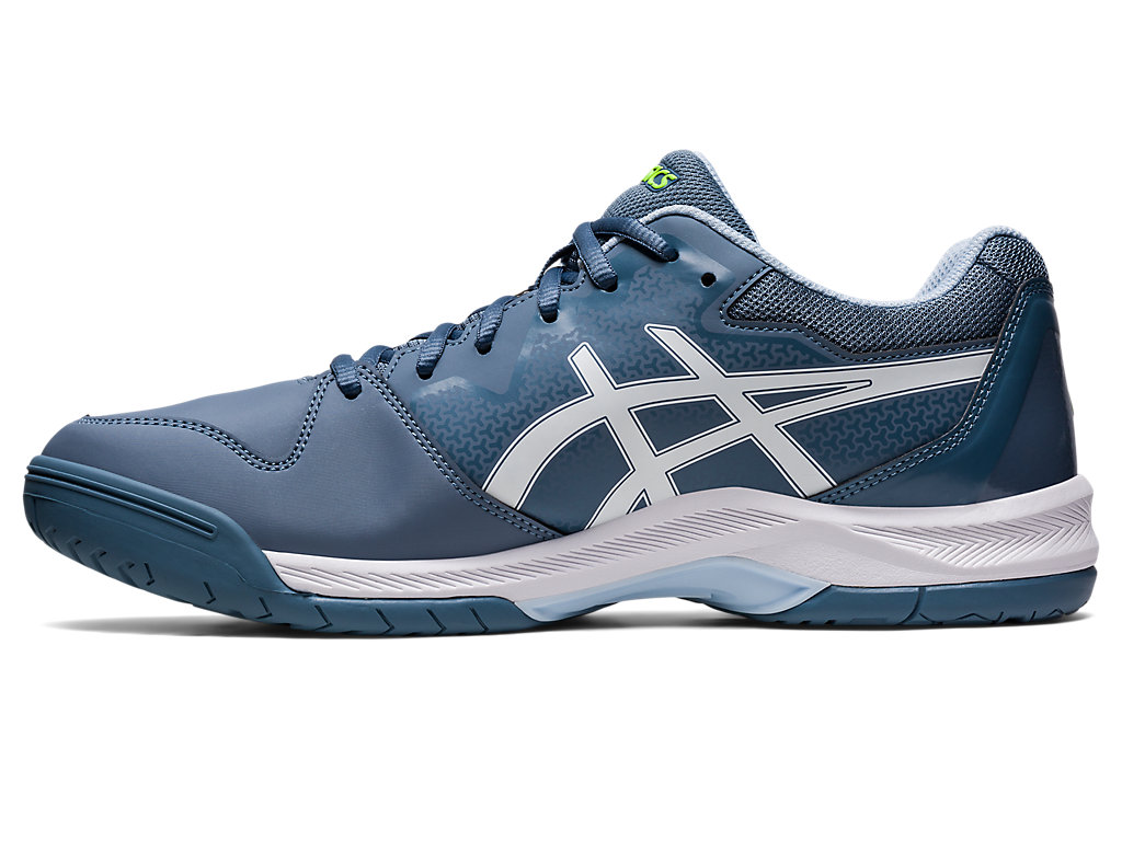 Sapatilhas de Tenis Asics Gel-Dedicate 7 Masculino Cinzentas Azuis Branco | 8192-USWXZ