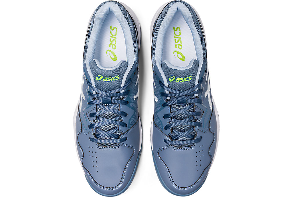 Sapatilhas de Tenis Asics Gel-Dedicate 7 Masculino Cinzentas Azuis Branco | 8192-USWXZ