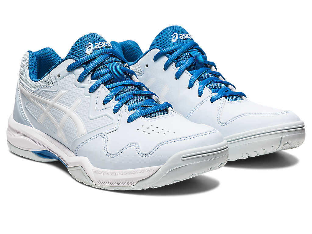 Sapatilhas de Tenis Asics Gel-Dedicate 7 Feminino Azuis Branco | 8394-TJMCI