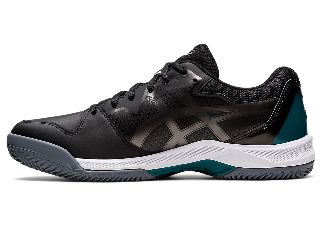 Sapatilhas de Tenis Asics Gel-Dedicate 7 Clay Masculino Pretas Cinzentas | 9142-YOEVG