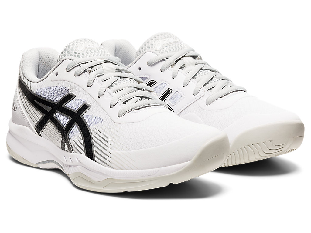 Sapatilhas de Tenis Asics Gel-Game 8 Feminino Branco Pretas | 4306-BCEUA