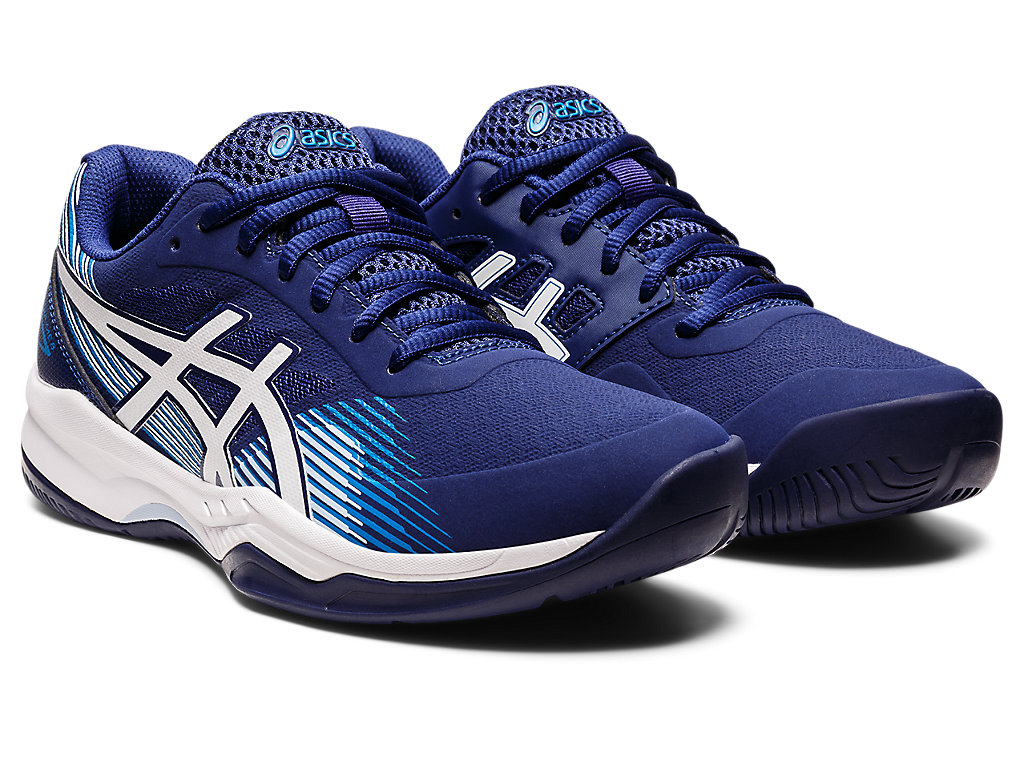 Sapatilhas de Tenis Asics Gel-Game 8 Feminino Azuis Branco | 9423-CIALZ