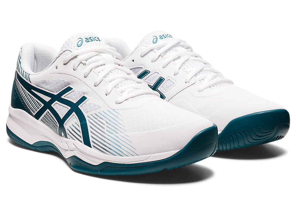 Sapatilhas de Tenis Asics Gel-Game 8 Masculino Branco Verdes Escuro | 3617-ZLJDF