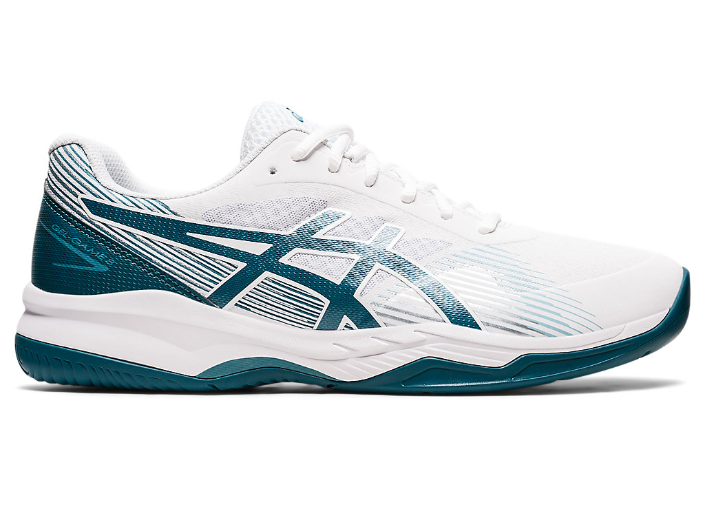 Sapatilhas de Tenis Asics Gel-Game 8 Masculino Branco Verdes Escuro | 3617-ZLJDF