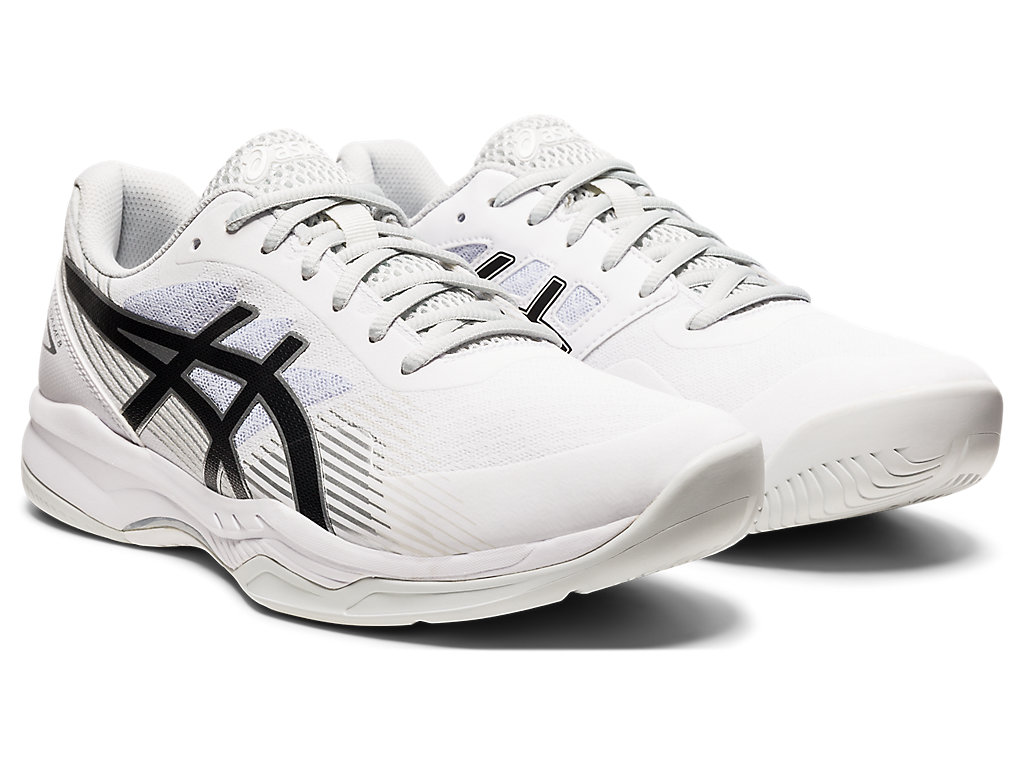 Sapatilhas de Tenis Asics Gel-Game 8 Masculino Branco Pretas | 7143-ALUQG