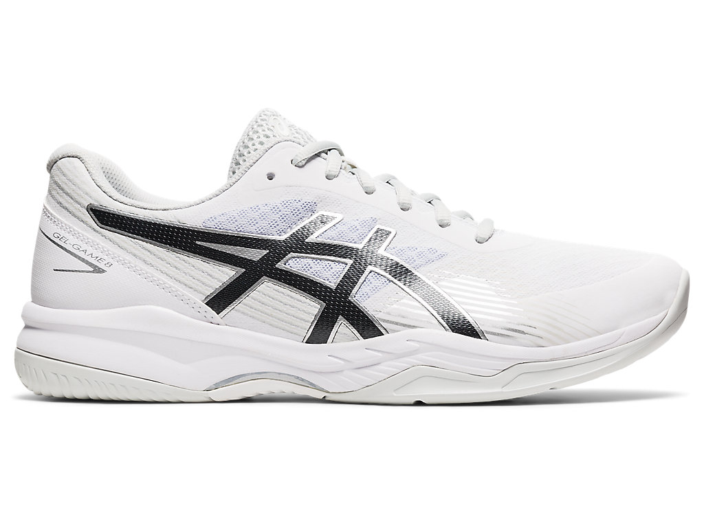 Sapatilhas de Tenis Asics Gel-Game 8 Masculino Branco Pretas | 7143-ALUQG